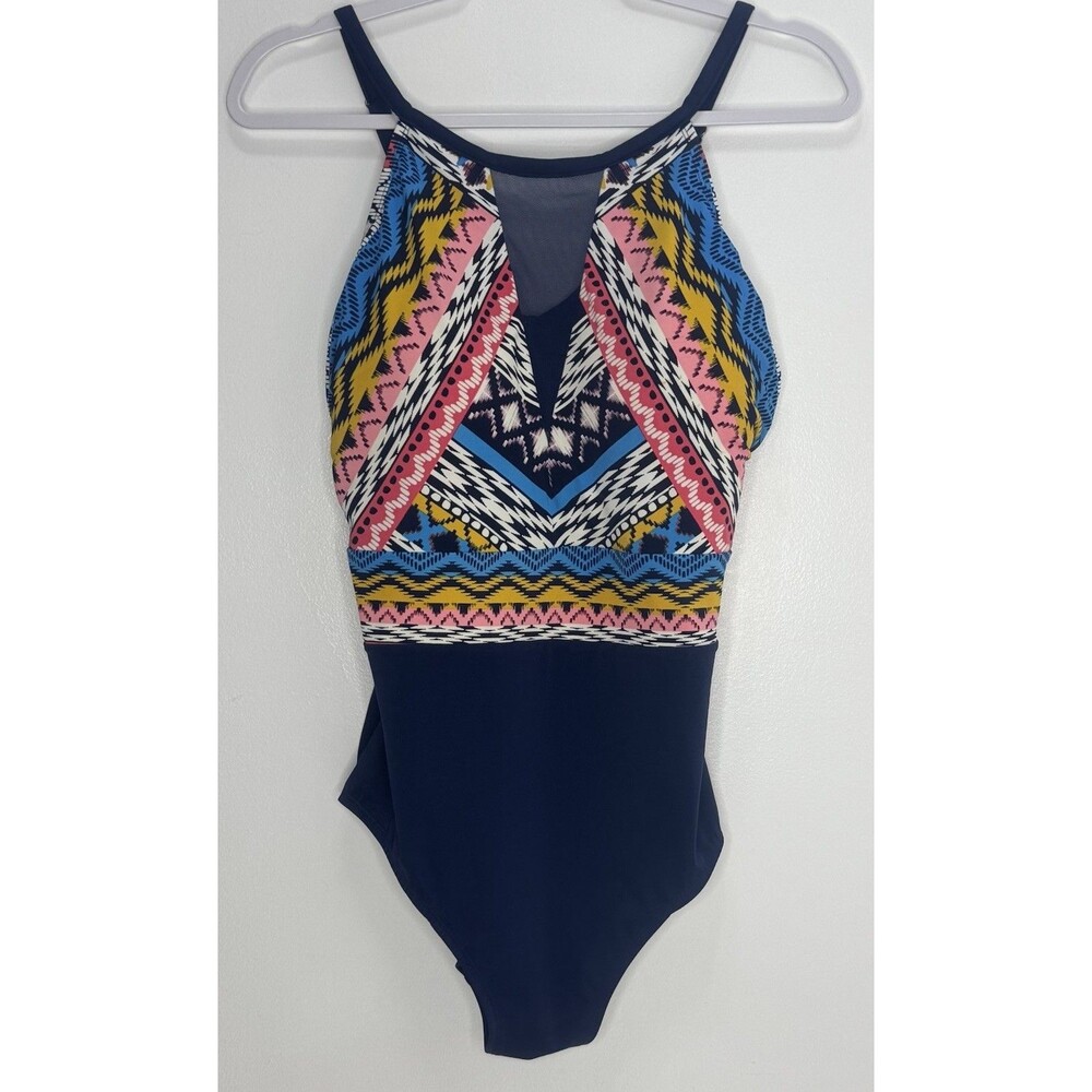 Dreamsuit Miracle Brands Sz 16w One 1 Piece Swimsuit Cruisewear Boho Comfort